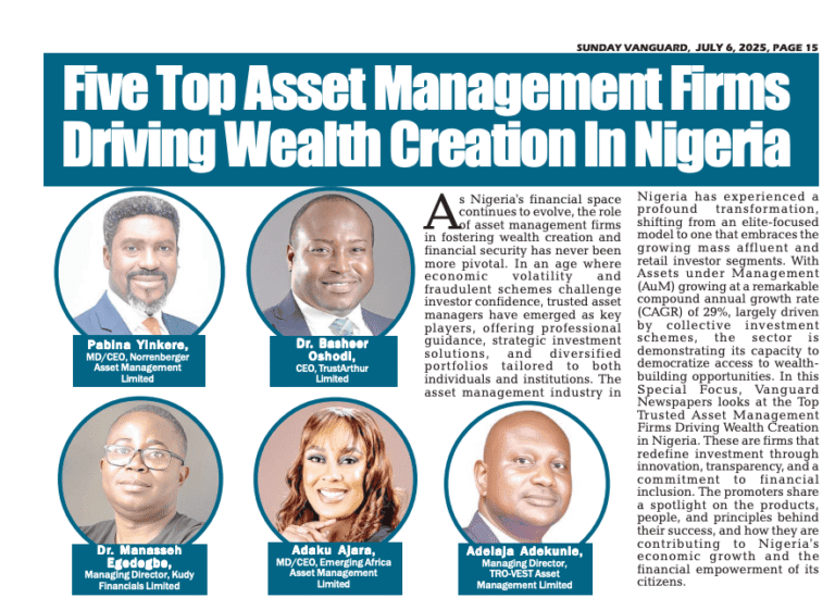 Top asset management company in Nigeria